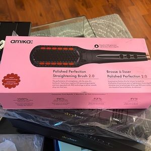Brand new unopened Amika Polished Perfection Thermal Straightening Brush